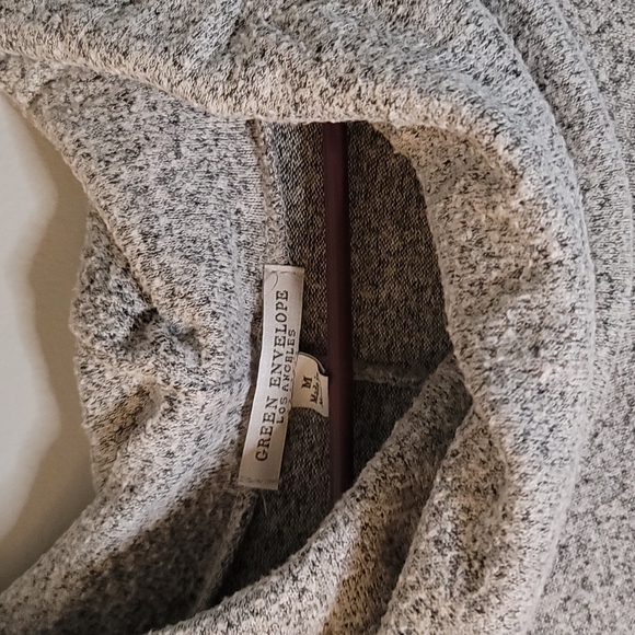 Medium gray cowl neck sweater - Picture 2 of 5